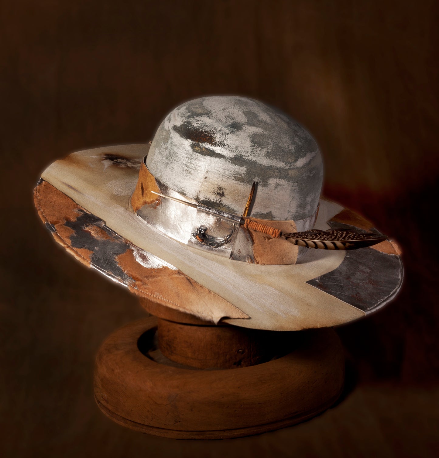 Silver Prospector Hat