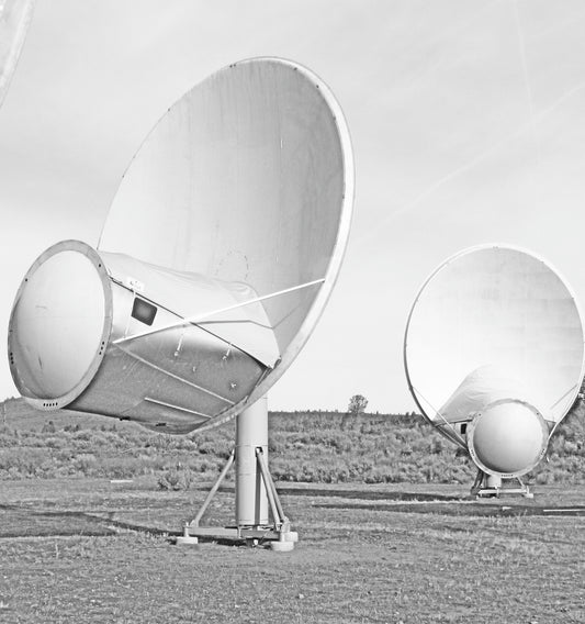 A photograph from an unfinished project I'm still working on about SETI. 8x10" Black and White digital archival print signed and dated with edition number on verso.