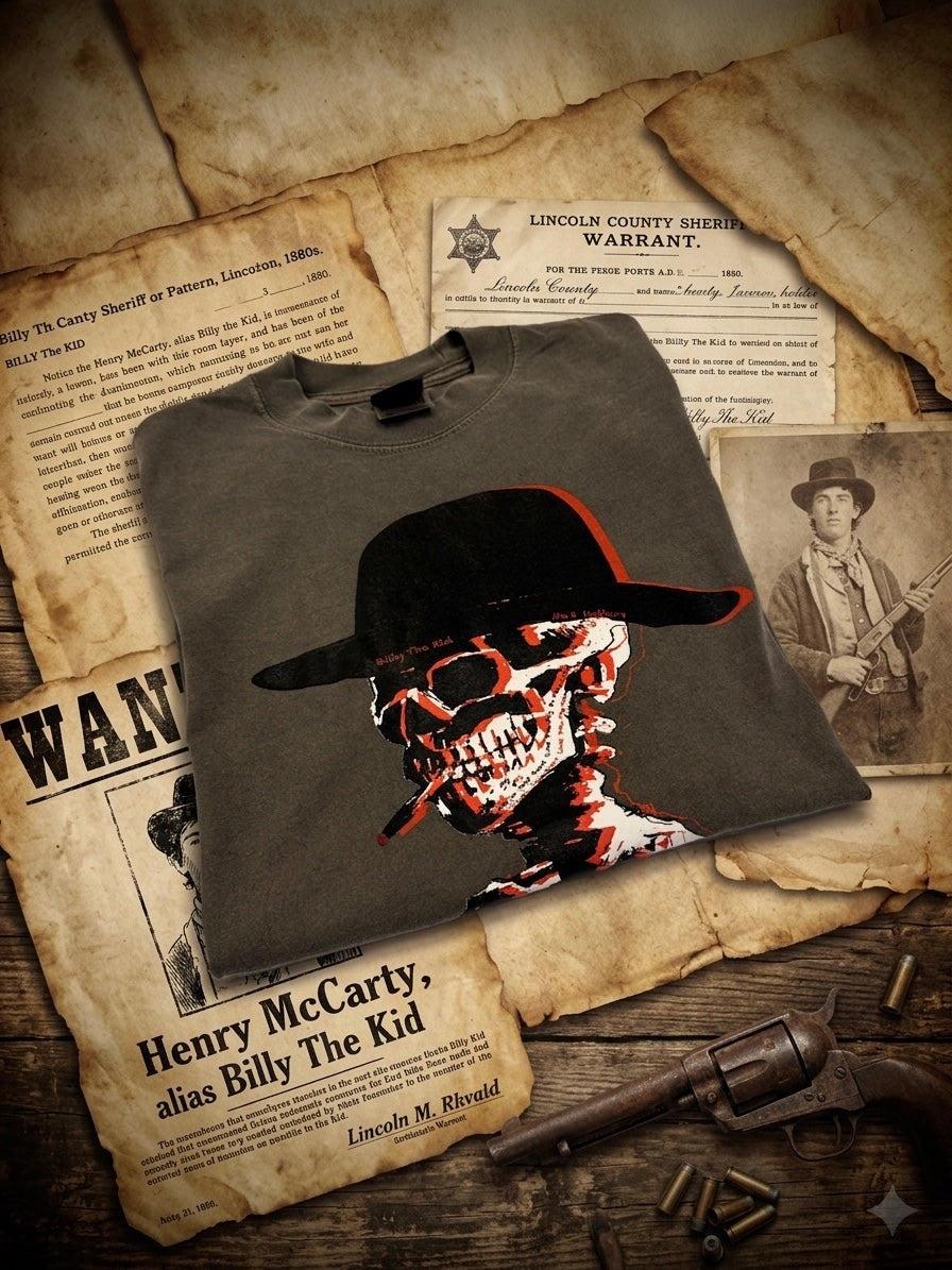 BILLY THE KID MAD HATTERS T-SHIRT