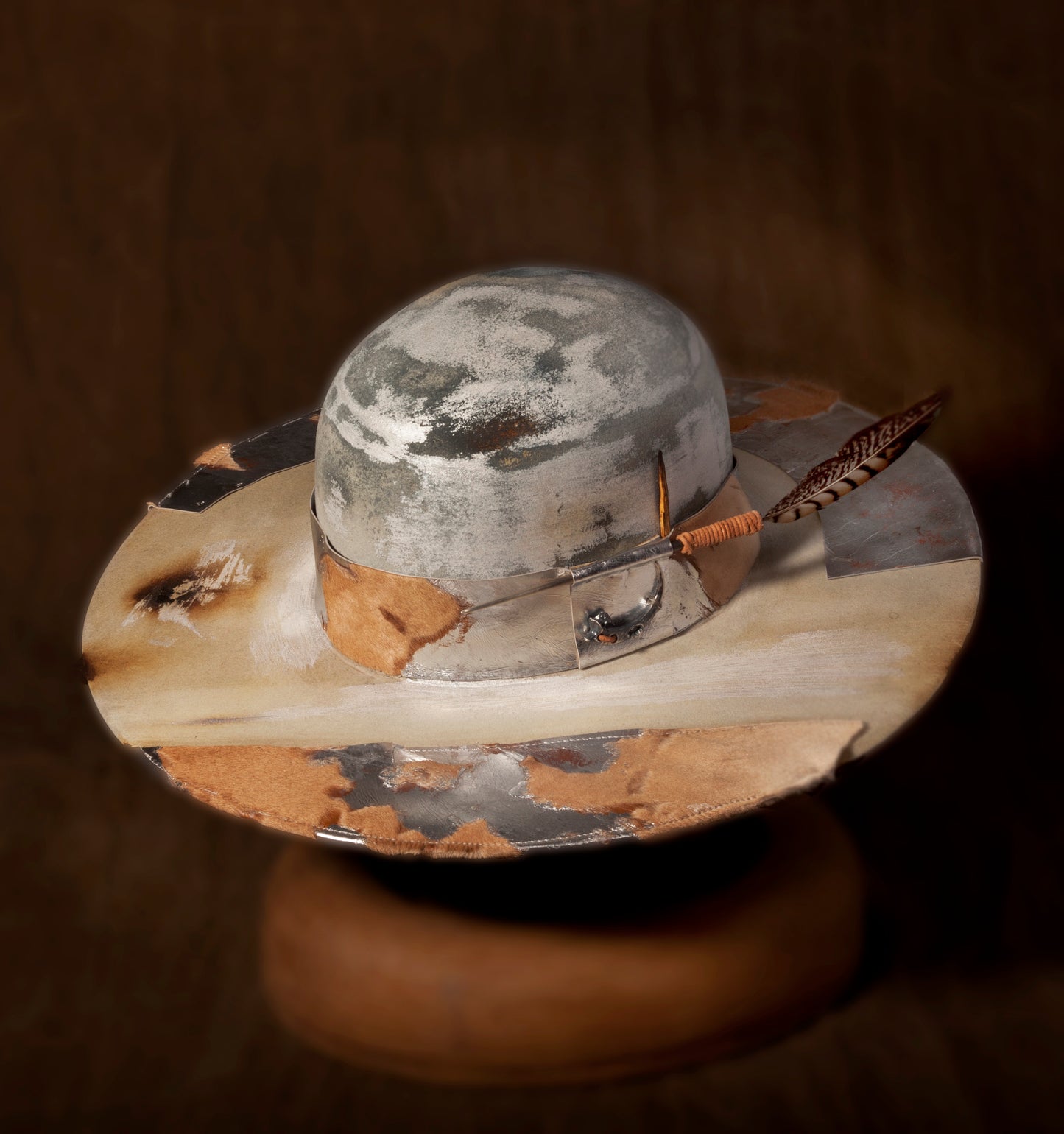 Silver Prospector Hat